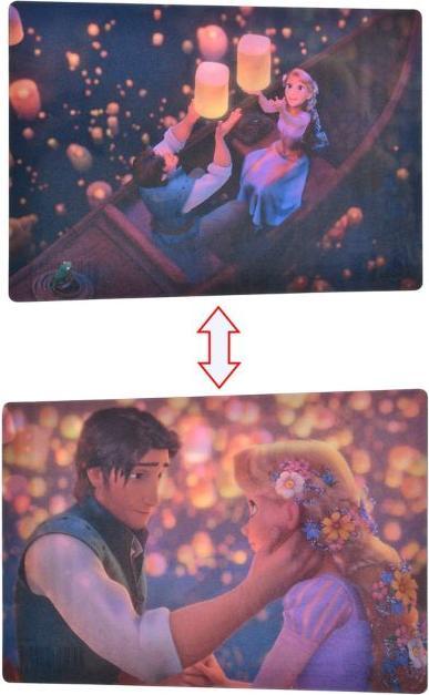 Image du produit Disney Rapunzel & Flynn Rider, Pascal Postkarte Kanu Lenticular