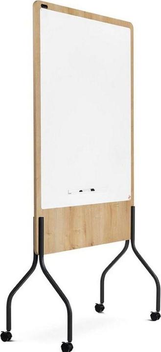 Actual product image Rocada NATURAL mobile presentation board, HxWxD 2000 x 1000 x 450 mm, whiteboard (100 x 120 cm)