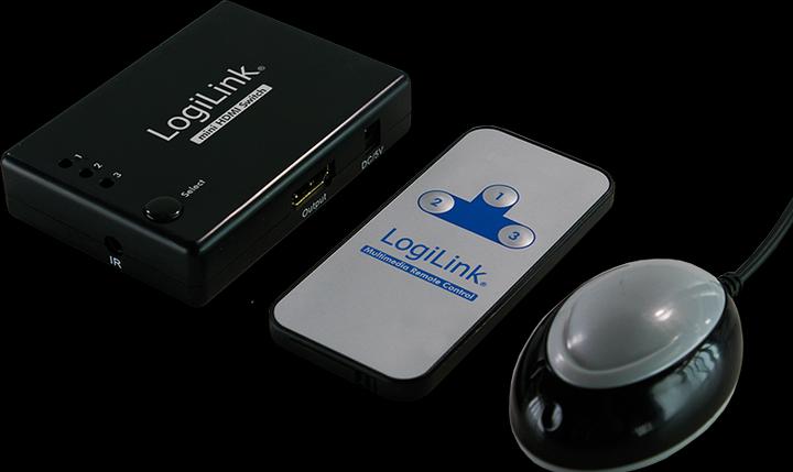 Produktbild LogiLink HDMI 3-Port mit Verstärker