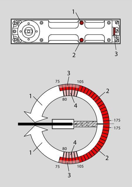 Actual product image Dormakaba Floor spring BTS 80 (Indoor)
