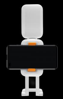 Produktbild CamRock Live Stream LED-Lampe mit Smartphone-Halterung (Ringleuchte)