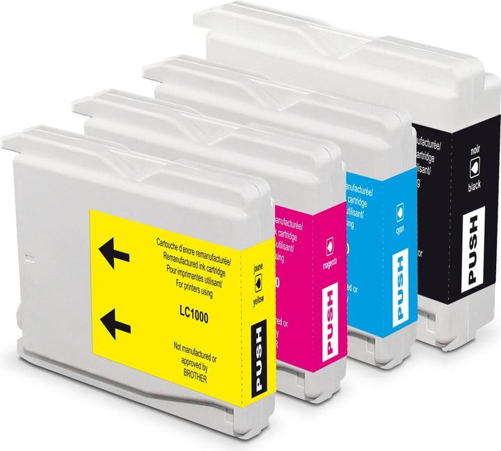 Produktbild Generic Ink Tinte Brother LC1000 Multipack (M, BK, Y, C)