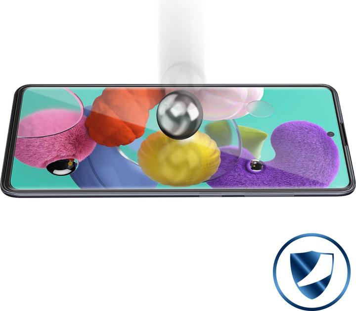 Actual product image Avizar bulletproof glass, glass protective film, protective glass (1 Piece, Samsung Galaxy A51)