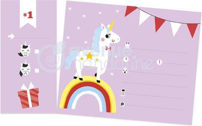 Immagine prodotto Avenue Mandarine Biglietto d'invito Unicorno 17 x 10 cm (12 pz.)