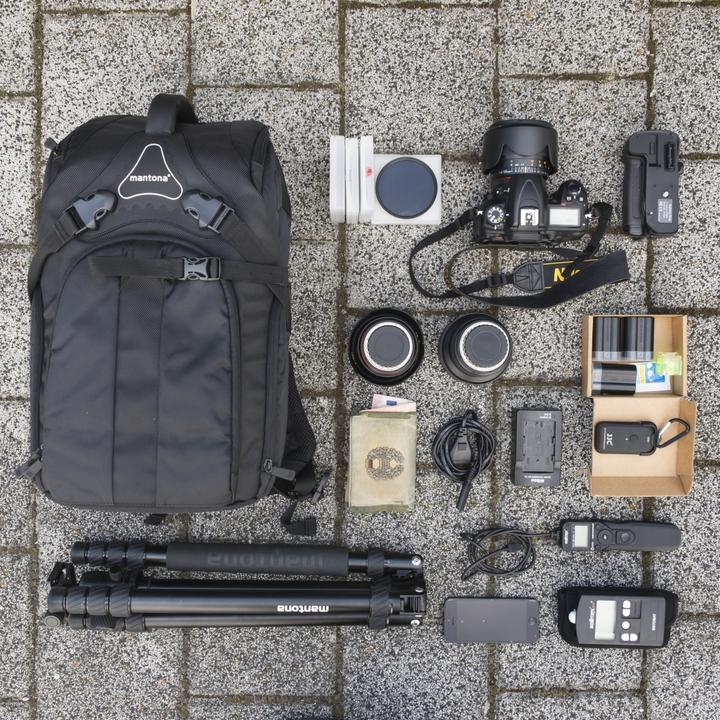 Immagine prodotto mantona Rhodolit, zaino fotografico con 2 scomparti (Zaino per fotocamera, 27.95 l)