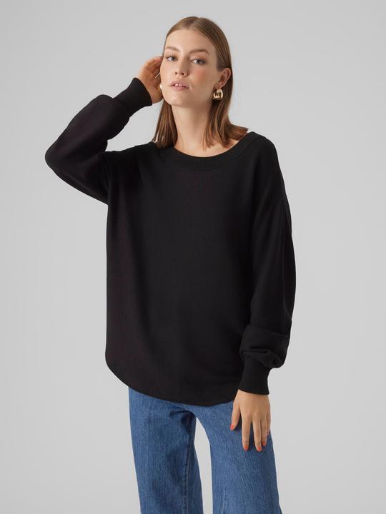 Actual product image Vero Moda VMNANCY LS BOATNECK PULLOVER GA EXC Knitted jumper (XS)