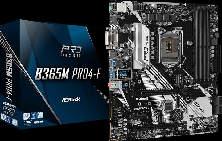AsRock B365M Pro4 (LGA 1151, Intel B365, mATX)