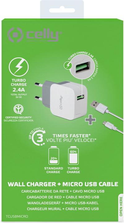 Actual product image Celly Wall Charger