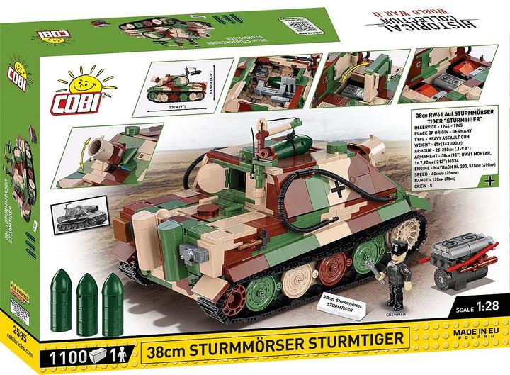 Image du produit Cobi Mortiers d'assaut de 38 cm / 1100 pcs.