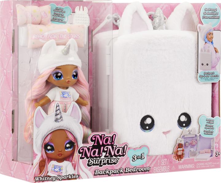 Produktbild MGA Na. Na. Na. Surprise 3-in-1 Backpack Bedroom Unicorn Playset