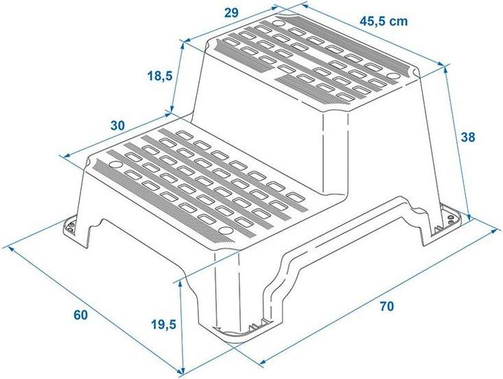 Image du produit ProPlus Marchepied double en plastique