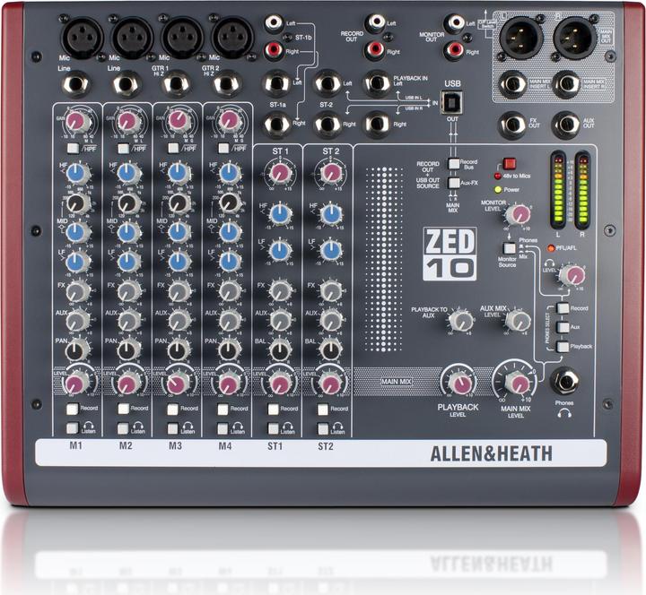 Actual product image Allen & Heath Zed-10 (Studio- and Livemixer)