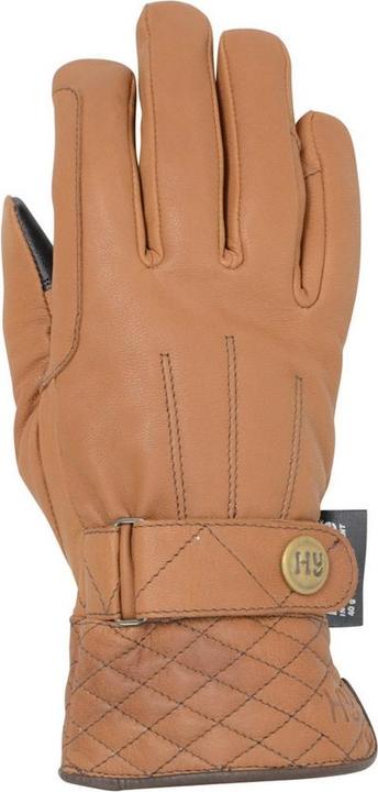 Actual product image Hy 5 Adult Thinsulate soft leather winter riding gloves with quilting (XS)
