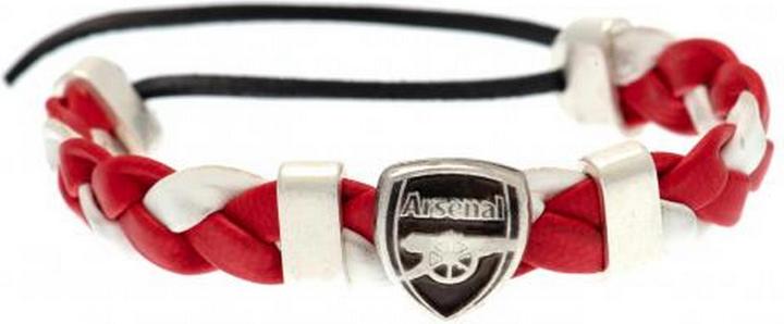 Actual product image Arsenal FC Slip-on bracelet PU alloy (16 cm, 100% synthetic material)