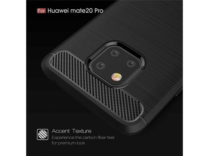 Image du produit Screenguard Housse Huawei Mate 20 Pro Carbon Brushed Soft TPU (Mate 20 Pro)