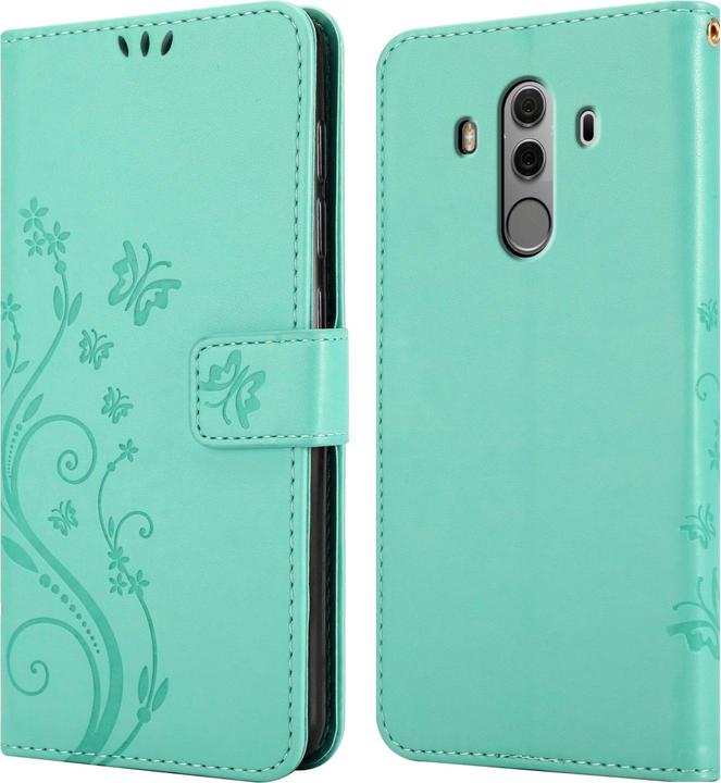Actual product image Cadorabo Flower Book Case for Huawei MATE 10 PRO (Mate 10 Pro)