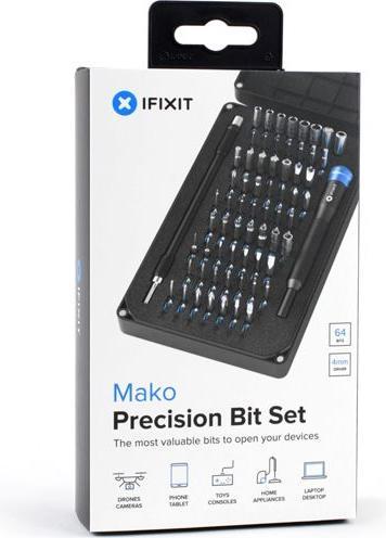 Produktbild iFixit Mako Precision Bit Set (1, 2, T TR 10, TR8, T TR 15, T TR 20, T TR 25, J 00, Y0, J 000, J 1, 1mm, J 0, PH0000, Y 00, Y 000, P6, Y 1, 0.7 mm, TR9, TR7, TR6, 4 mm, 2 mm, PH1, 5 mm, PH2, 4.5 mm, 1.3 mm, T3, 0.9 mm, 3.5 mm, T2, PH00, T5, P2, T4, 2.5 mm, 5.5 mm, PH0, 3 mm, P5, 1.5mm)