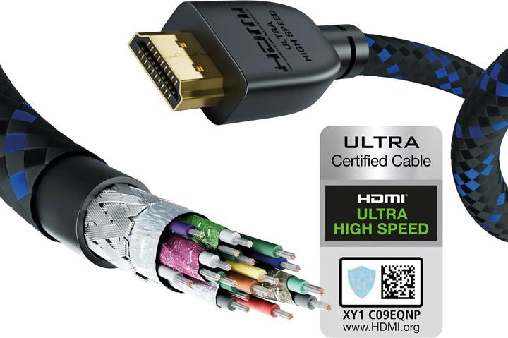 Image du produit Inakustik Premium Ultra High Speed HDMI 5.0m noir (5 m, HDMI)