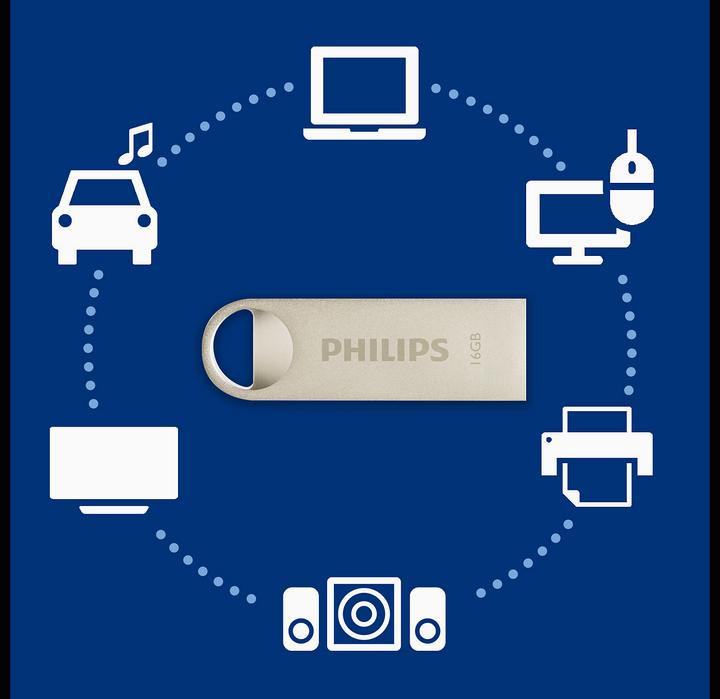 Produktbild Philips Moon Edition 2.0 (16 GB, USB-A, USB 2.0)