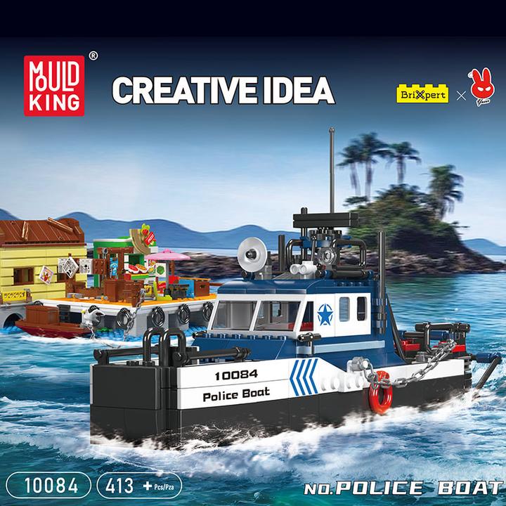 Image du produit Mould King Bateau de police
