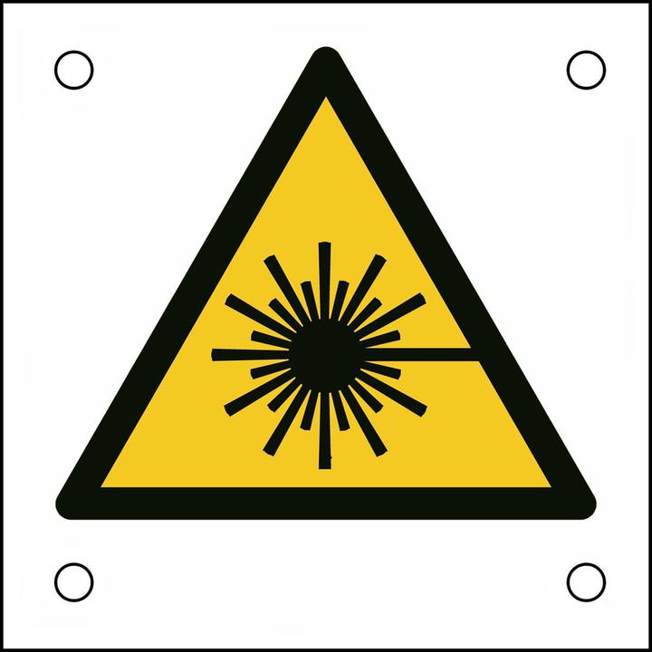 Immagine prodotto Brady Cartello di sicurezza ISO - Avvertimento contro le radiazioni laser