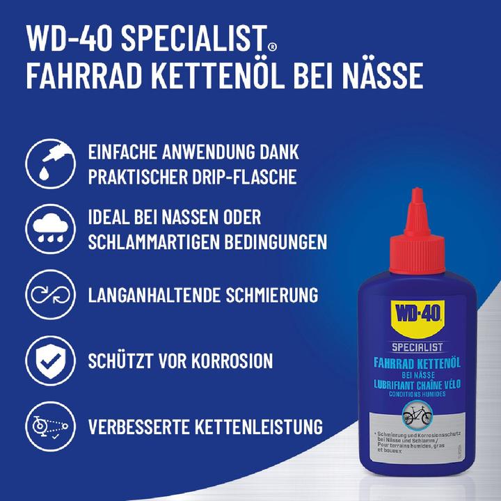 Produktbild WD-40 Bike Kettenöl (100 ml, Kettenöl)