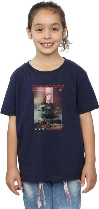 Actual product image Girls Hermoine Granger Polyjuice Cotton T-Shirt (128)