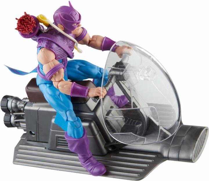 Actual product image Hasbro Avengers Marvel Legends figurine Hawkeye with Sky-Cycle 15 cm