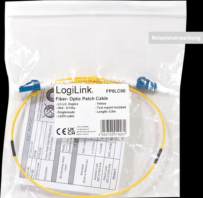 Immagine prodotto LogiLink Cavo di rete (CAT6, 0.50 m)