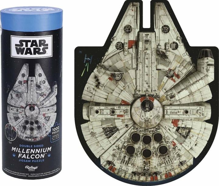 Produktbild Ridley's Games Star Wars Millennium Falcon Doppelseitiges Puzzle (1000 Teile)