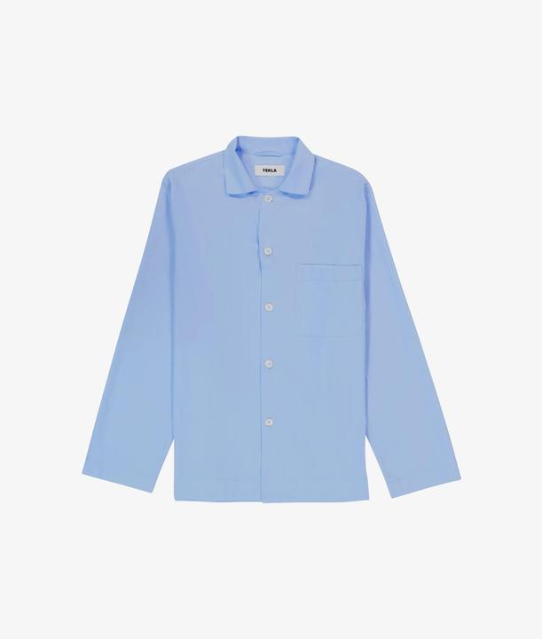 Produktbild Tekla Pyjama Oberteil hellblau (36)
