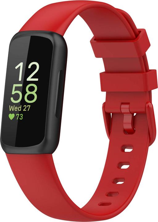 Cover-Discount Fitbit Inspire 3 - Silikon Ersatzarmband rot (Silikon)