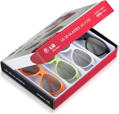 Produktbild LG Party Pack 4x passiv 3D-Brillen (3D Brille)