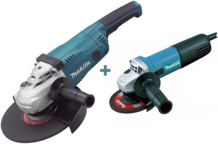 Actual product image Makita DK0053G Angle grinder set incl. carrying case, GA9020 & 9558HNR (125 mm)
