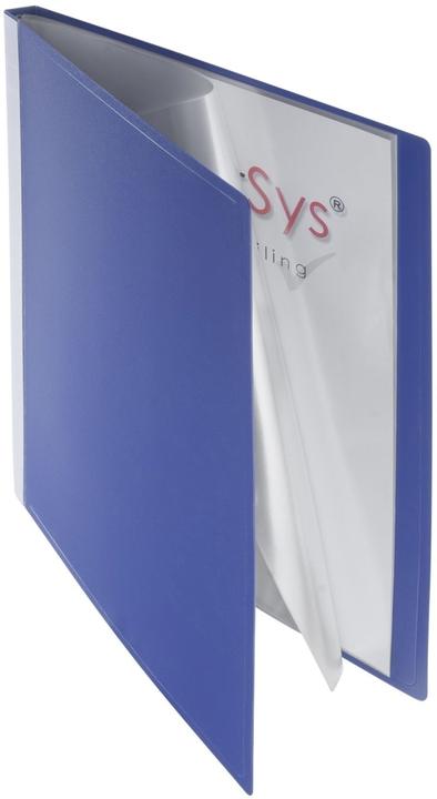 Foldersys Quaderno A4, 10 tasche blu (A4, 1 x)