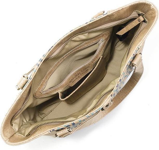 Actual product image Artelusa Green Water" cork handbag