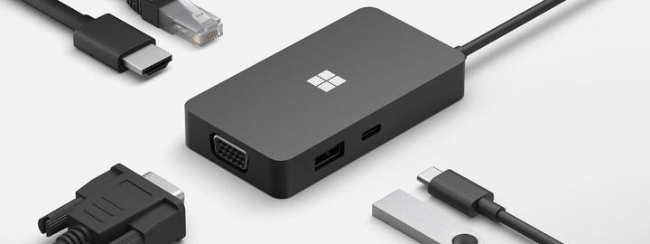 Immagine prodotto Microsoft Hub di viaggio di superficie (USB-C, 5 Porti)