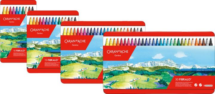 Produktbild Caran d'Ache Fibralo Metallschachtel (Mehrfarbig, 30 x)