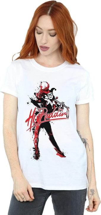 Immagine prodotto Maglietta boyfriend in cotone Harley Quinn Hi Puddin (5XL)