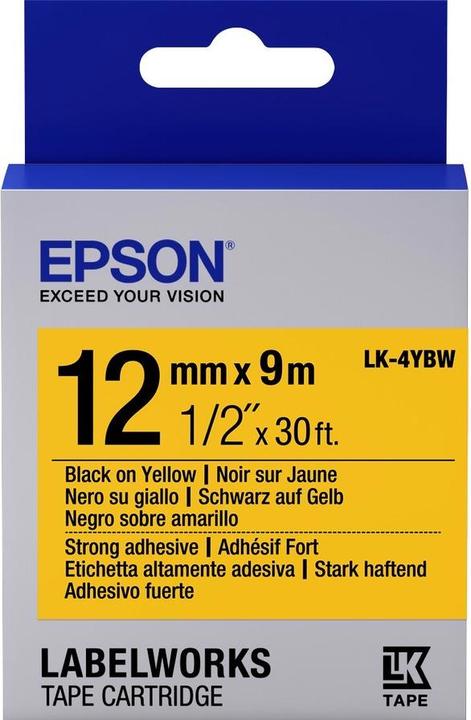 Epson Lc-4ybw9 (1.20 cm, Noir, Jaune)