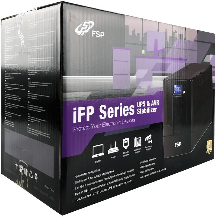Immagine prodotto Fortron UPS iFP1000 Line-interactive 1000VA (1000 VA, 600 W, Interattivo linea UPS)