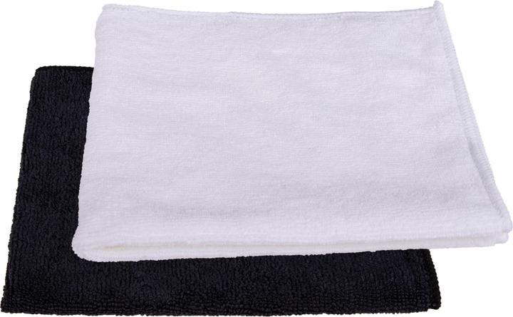 Actual product image Edi Baur Microfiber cleaning cloth Black and White 5 pieces, White (5 pcs.)