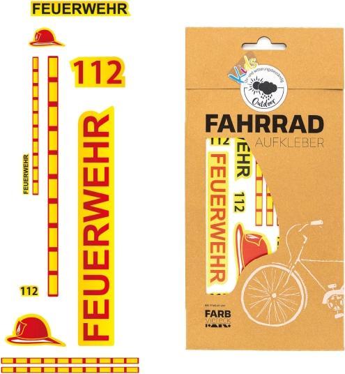 Image du produit Farbviereck Autocollants de pompiers