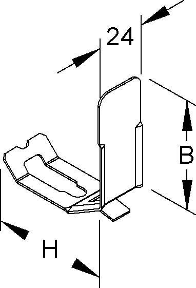 Produktbild Niedax Kabelhalteklammer (15.50 cm)