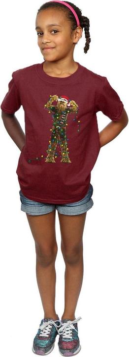 Image du produit Star Wars - T-shirt CHEWBACCA CHRISTMAS LIGHTS - Fille (140, 146)