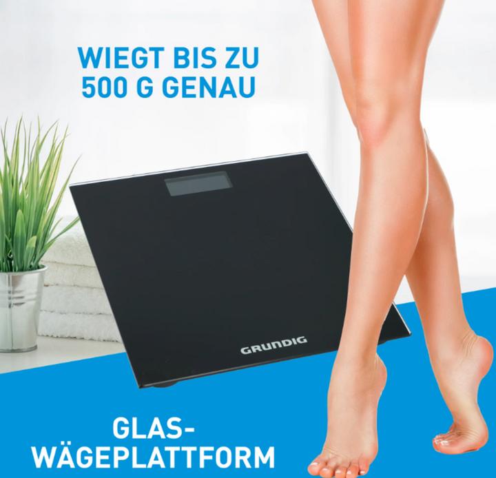 Immagine prodotto Grundig Bilancia digitale 180 kg nera (180 kg)