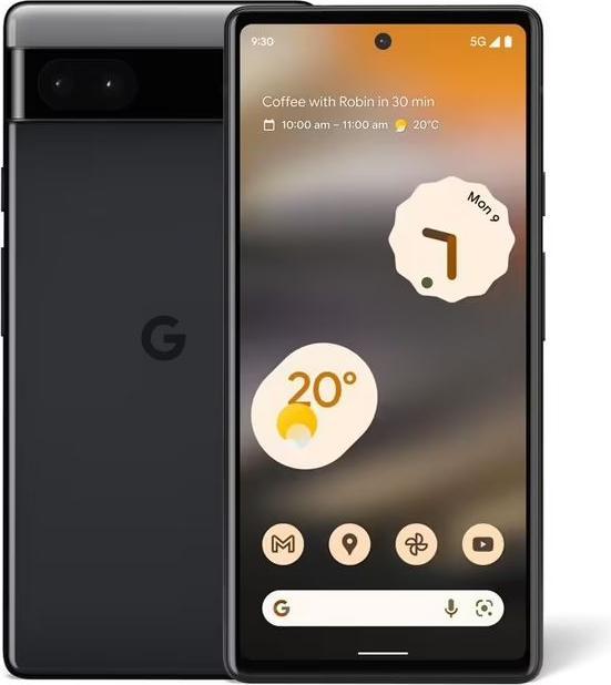 Produktbild Google Pixel 6a (128 GB, Charcoal, 6.10", SIM + eSIM, 12.20 Mpx, 5G)