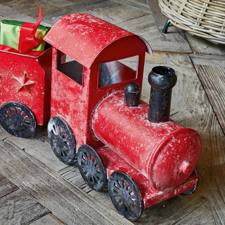 Actual product image Loberon Deco train Ayene red / black
