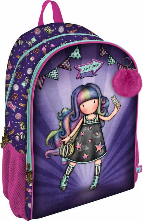 Gorjuss Schulrucksack Up and away Lila (31.5 x 44 x 22.5 cm)