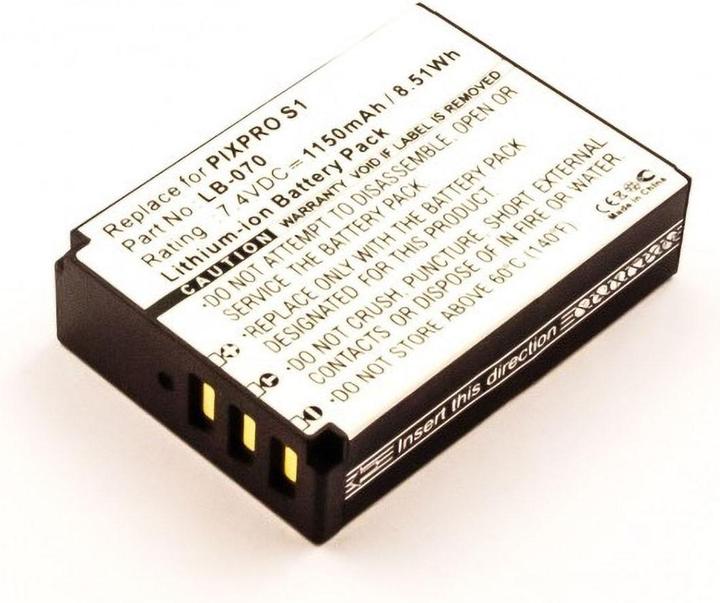 Immagine prodotto AGI Batteria compatibile con Kodak PixPro AZ651 Astro Zoom - Batteria - 1.150 mAh (Accumulatore di carica elettrica)